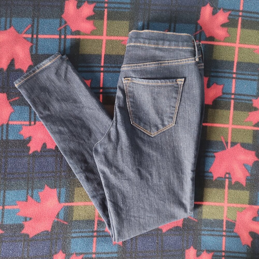Old Navy Dark Wash Mid-rise Skinny Jeans